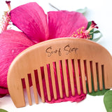 Short board Bamboo Comb