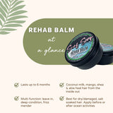 Rehab Balm™ - Restorative Hair Conditioner: 2 Tin Set