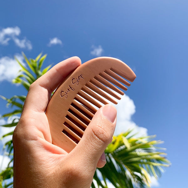Short board Bamboo Comb